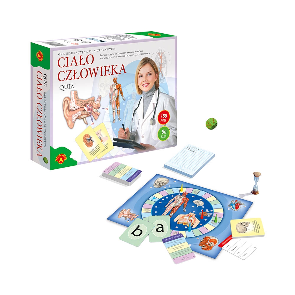 Ciało człowieka - quiz big 05813