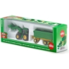 SIKU 1843 TRAKTOR JOHN DEERE Z PRZYCZEPĄ