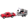 Auto z przyczepą z koparką 13+9cm HKG086 10794
