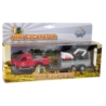 Auto z przyczepą z koparką 13+9cm HKG086 10794