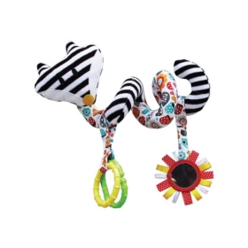 Grzechotka Spiralka wózkowa biało-czarna 951 69519