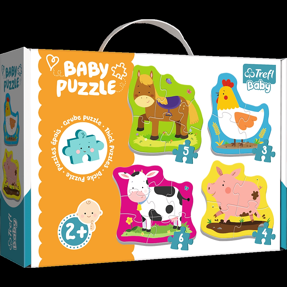 Puzzle - Baby Classic - Zwierzęta na wsi - 36070