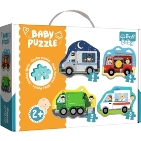 PUZZLE BABY CLASSIC Pojazdy i zawody /T.Baby 36071