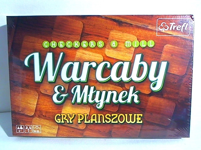 Gra Planszowa Warcaby i Młynek Trefl 01681