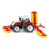 SIKU 1672 TRAKTOR STERY Z KOSIARKĄ