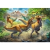 PUZZLE 160 DINOZAURY WALCZĄCE
