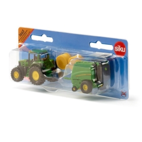 SIKU TRAKTOR Z PRASĄ