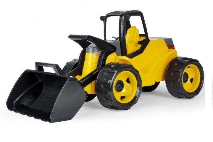 LENA BULDOŻER NOWOCZESNY CZARNO- ŻÓŁTY