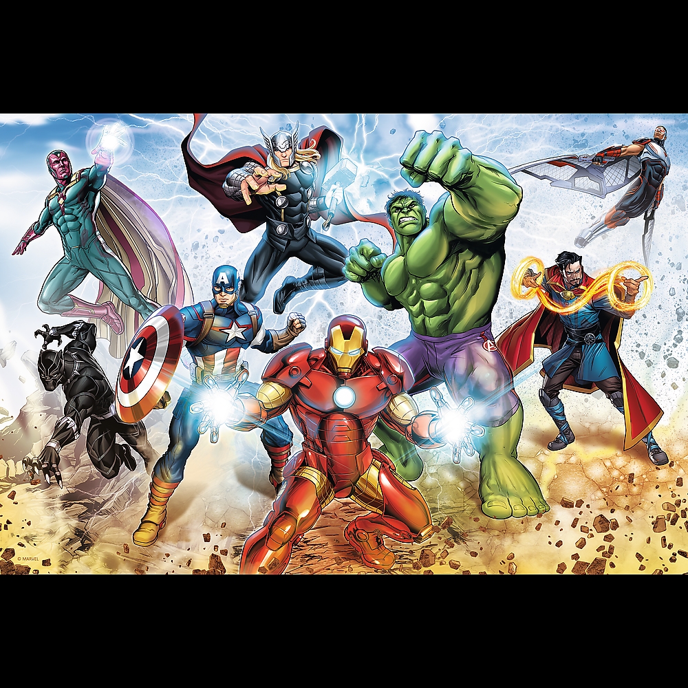 PUZZLE GOTOWI BY RATOWAĆ ŚWIAT AVENGERS 160