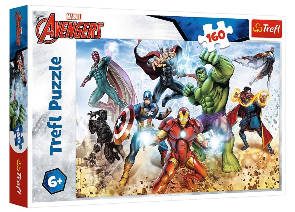 PUZZLE GOTOWI BY RATOWAĆ ŚWIAT AVENGERS 160
