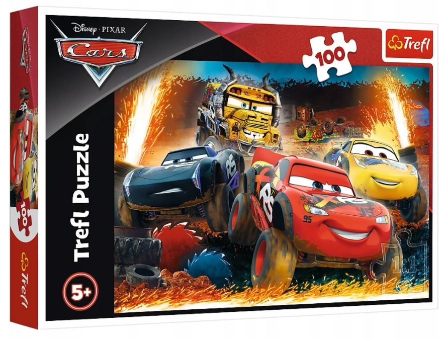 Puzzle - 100 - Ekstremalny wyścig - Disney Cars 3