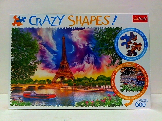 TREFL - PUZZLE 600 CRAZY SHAPES NIEBO NAD PARYŻEM