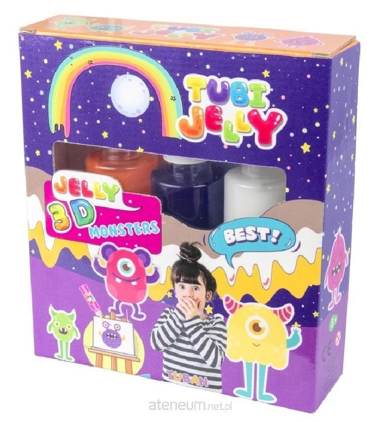 TUBAN zestaw Tubi Jelly 3kol Potworki TU3318 33187