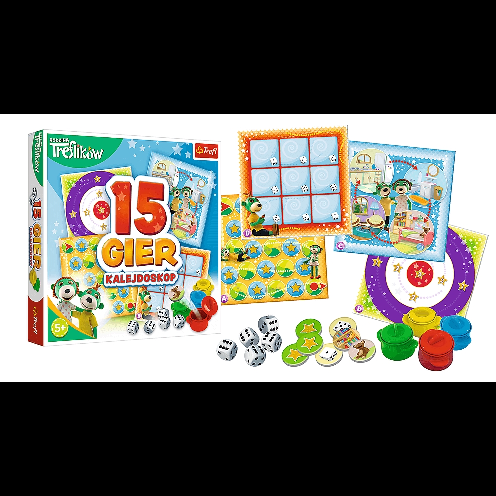 Kalejdoskop 15 gier Rodzina Treflików 01922