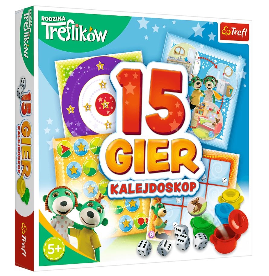 Kalejdoskop 15 gier Rodzina Treflików 01922