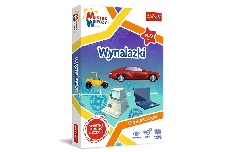 Gra Wynalazki z Serii Mistrz Wiedzy Trefl 01958