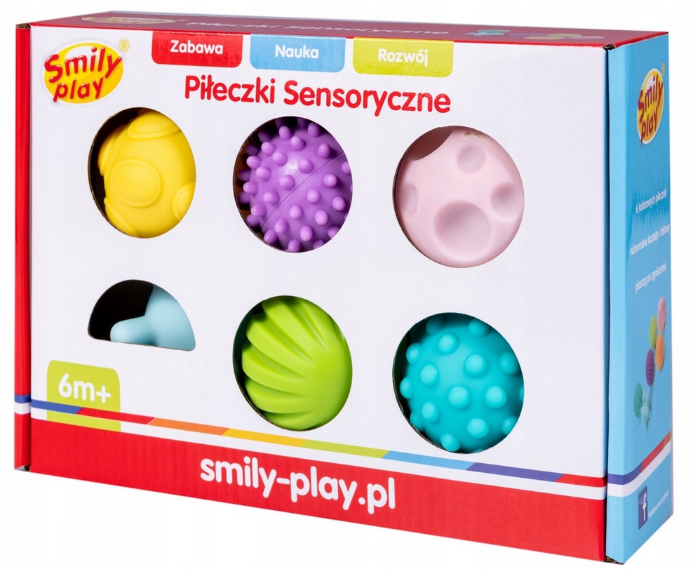 PIŁECZKI SENSORYCZNE SMILY