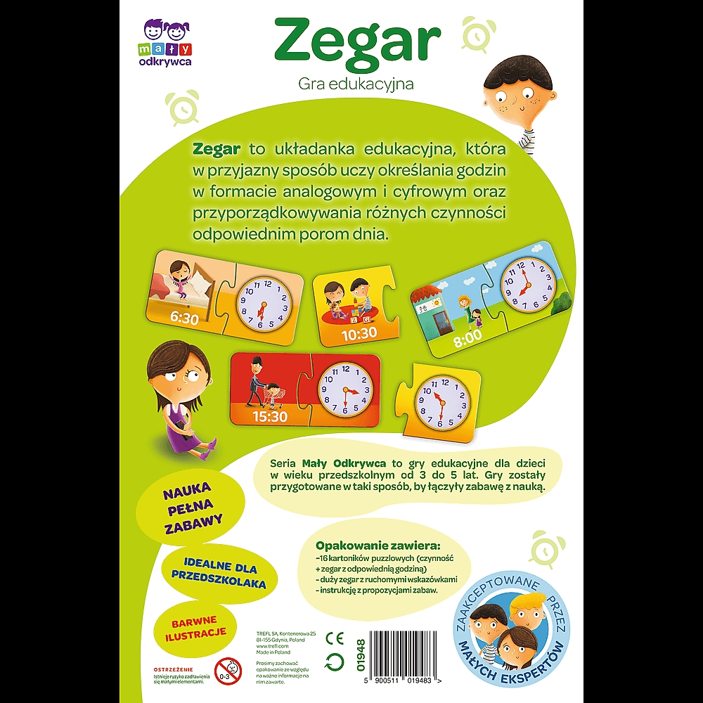 Gra Zegar z Serii Mały Odkrywca 01948