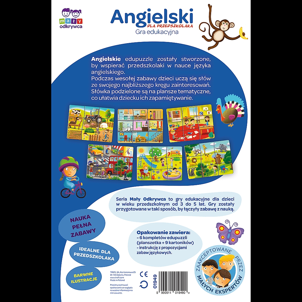 Gra  Edukacyjna Angielski dla przedszkolaka z Seri