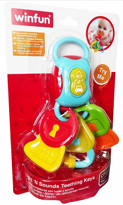 WINFUN KLUCZYKI GRYZAKI