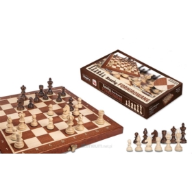 Szachy fornirowane 35cm 30261