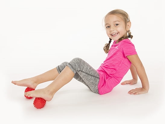 Wałek do masażu 12,8cm żółty 425 74255