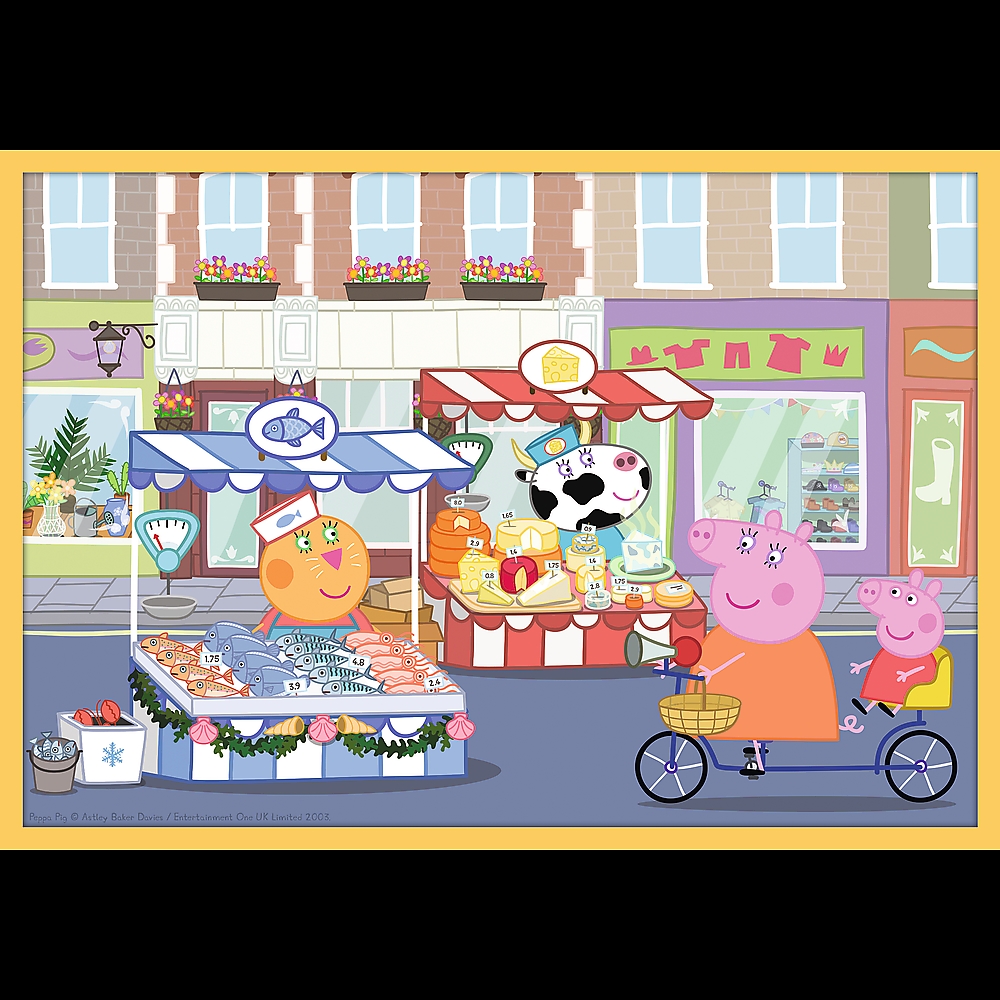 TREFL - PUZZLE 10w1 - POZNAJ ŚWINKĘ PEPPĘ - 90383