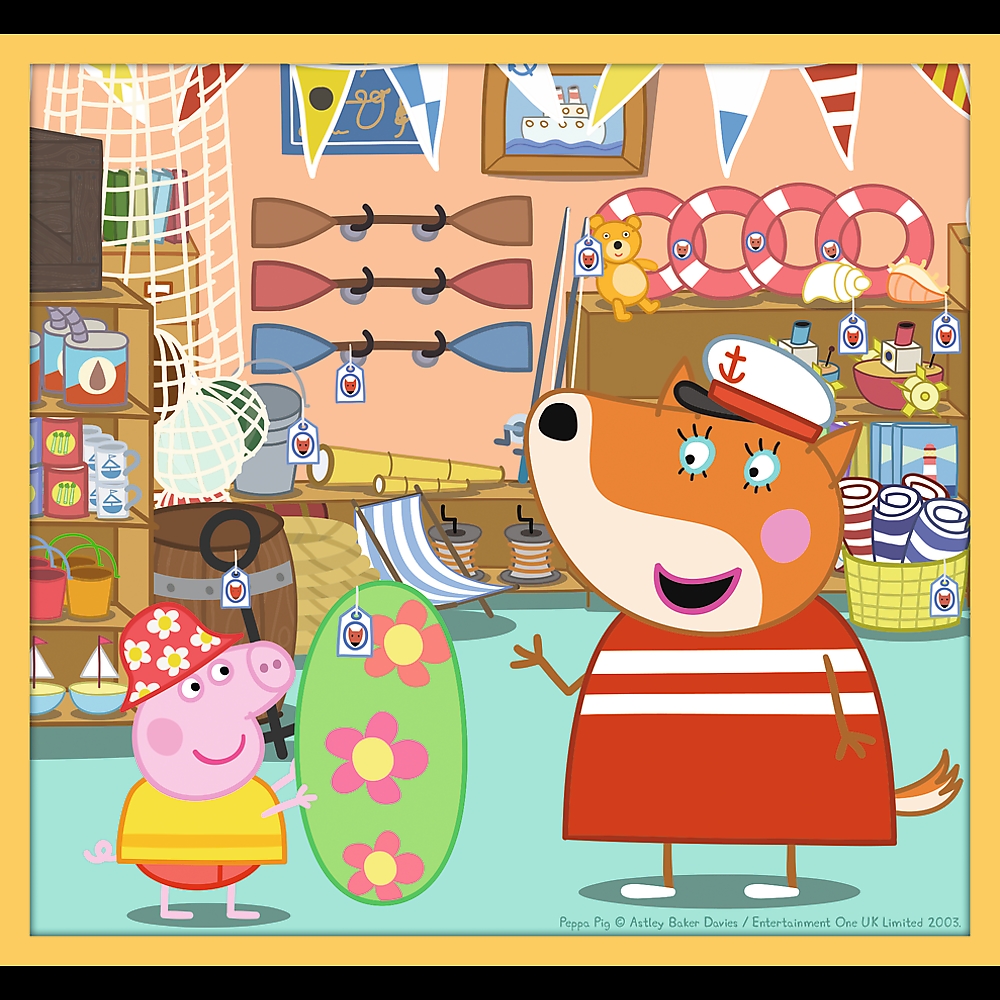 TREFL - PUZZLE 10w1 - POZNAJ ŚWINKĘ PEPPĘ - 90383