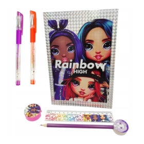 *****Rainbow High notatnik zestaw 90-0018 32038**