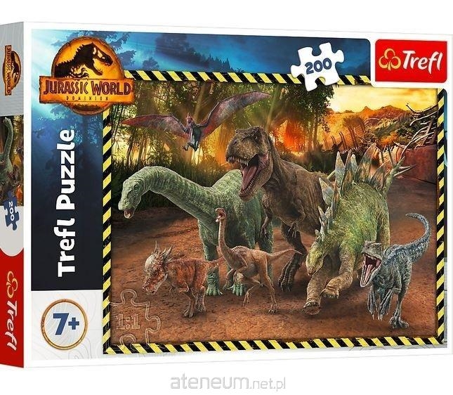 TREFL PUZZLE 200 DINOZAURY PARK JURAJSKI 13287