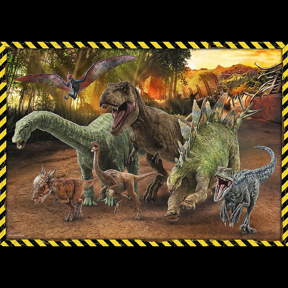 TREFL PUZZLE 200 DINOZAURY PARK JURAJSKI 13287