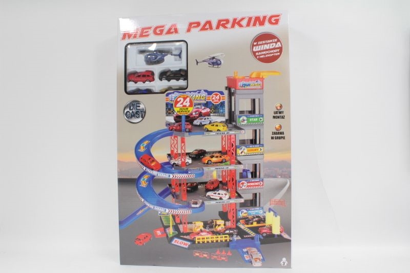 NORIMPEX PARKING 4 POZIOMY+4 AUTA+ 1 HELIKOPTER