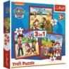 Puzzle 3w1 Wesołe Pieski Psi Patrol Trefl 34867
