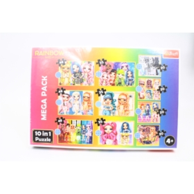 TREFL PUZZLE 10W1 KRAINA LALEK RAINBOW