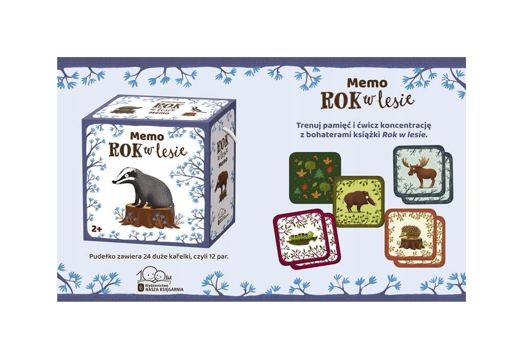 Gra memo Rok w lesie 02075