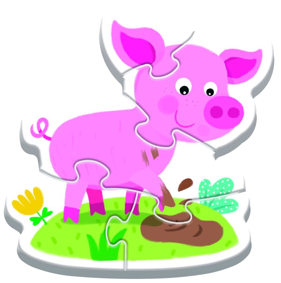 Puzzle - Baby Classic - Na farmie