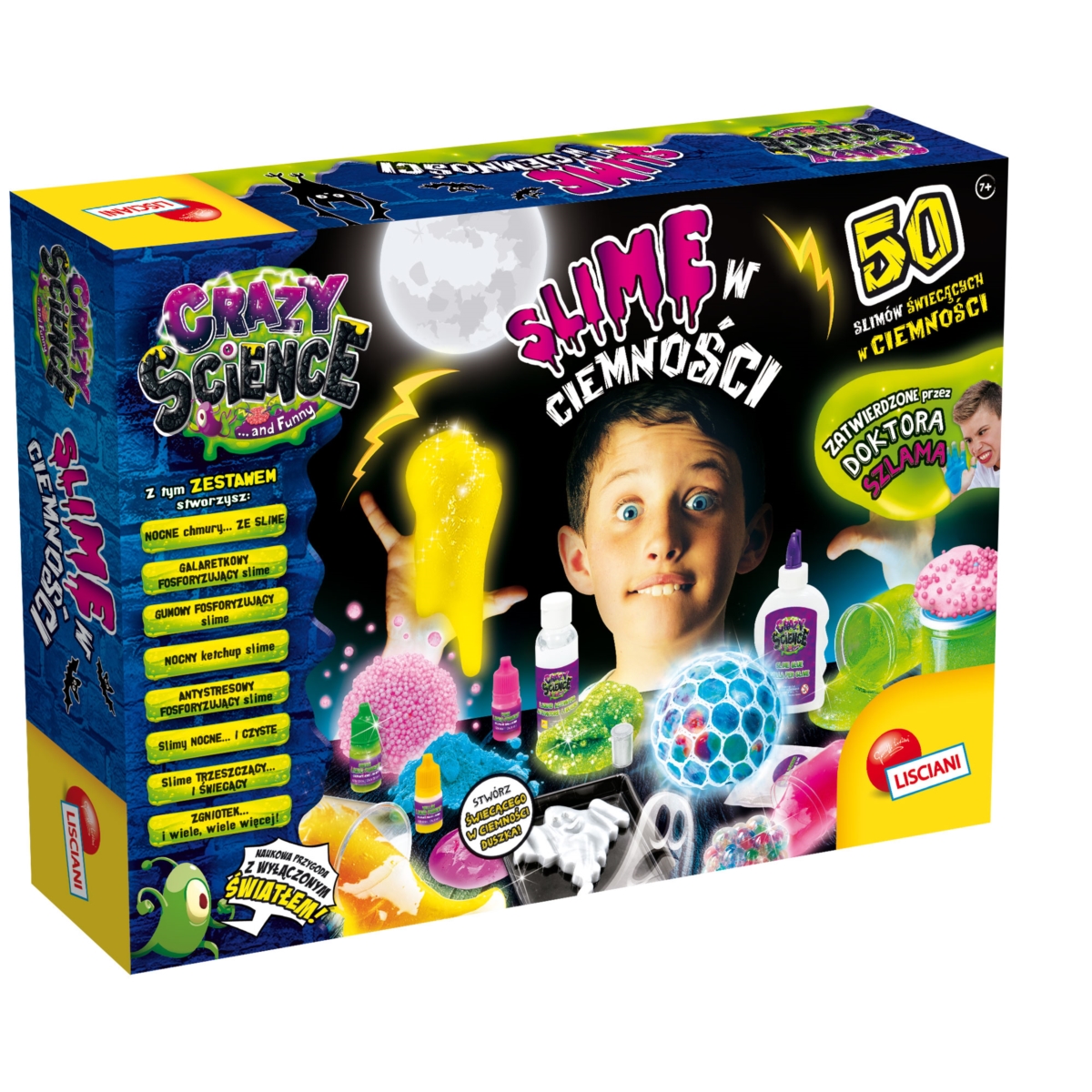 Lisciani Crazy Science Slime w ciemn.PL89239