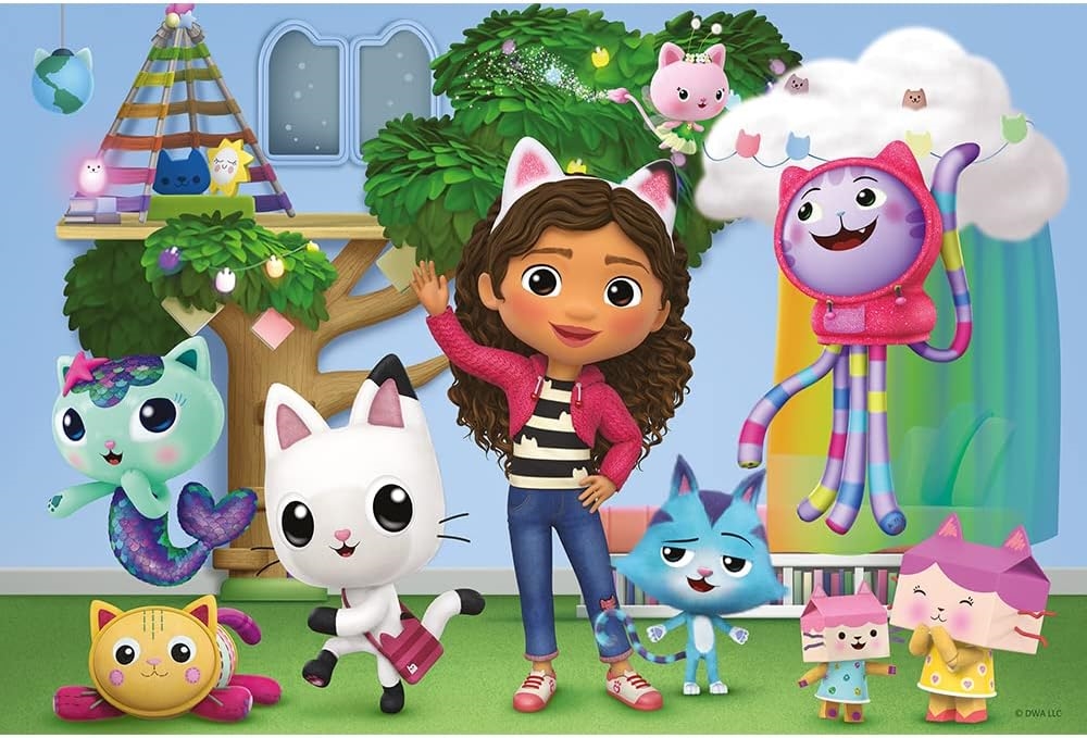 Puzzle - 100 - Koci Domek Gabi - Universal Gabbys