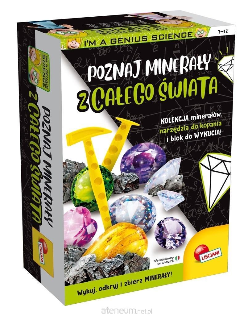 LISCIANI I'M GENIUS POZNAJ MINERAŁY ZE ŚWIATA