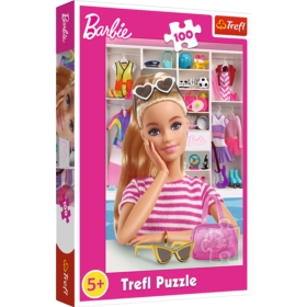 TREFL PUZZLE 100 POZNAJ BARBIE