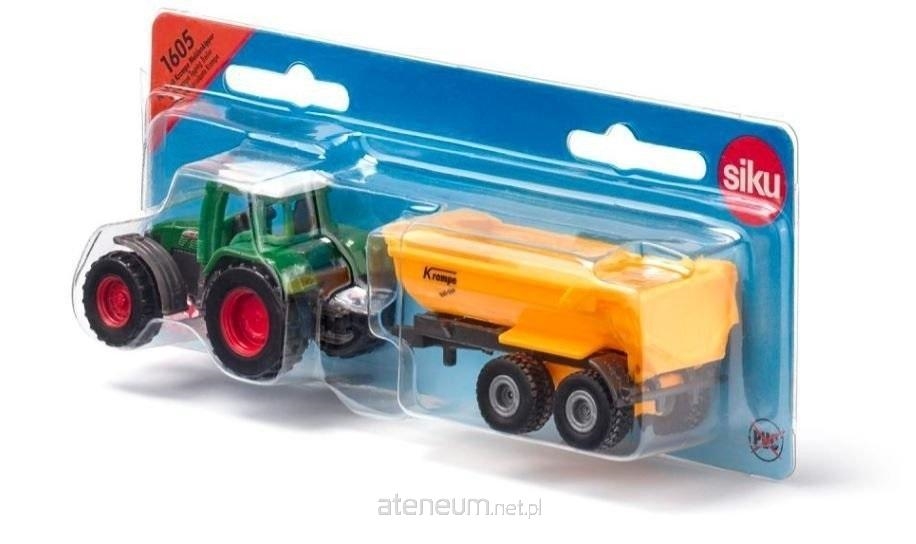 SIKU 1605 TRAKTOR FENDT Z WYWROTKĄ KOLEBOWĄ KRAMPE