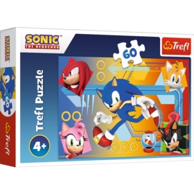 Puzzle Sonic 60 el. Sonic w akcji 17387