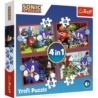 Puzzle - 4w1 - Przygody Sonica - SEGA Sonic The He