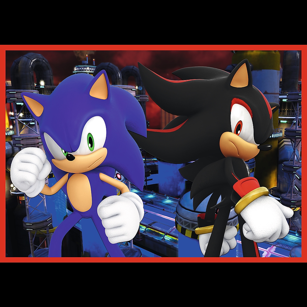Puzzle - 4w1 - Przygody Sonica - SEGA Sonic The He