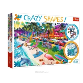 PUZZLE 600 Crazy Shapes Plaża w Miami 11132
