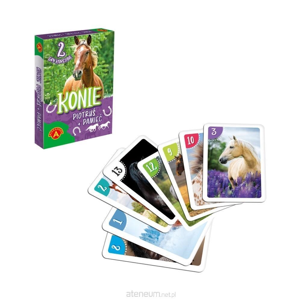 Karty Piotruś+Pamięć Konie 27792