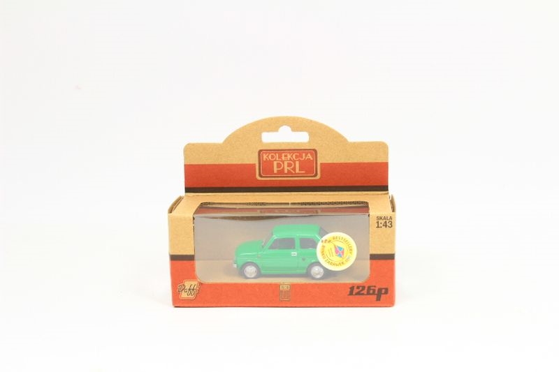 Kolekcja PRL Fiat 126p zielony