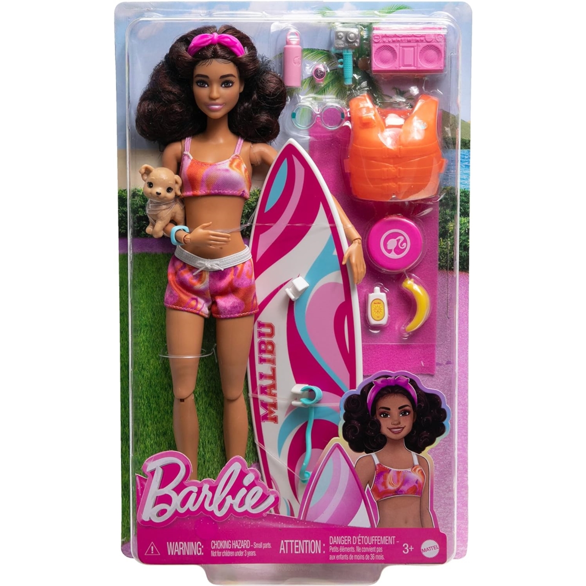 Barbie Surferka lalka i akcesoria HPL69 /6