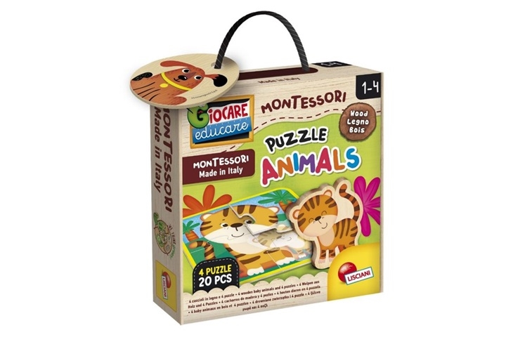 MONTESORI PUZLE ZE ZWIERZETAMI