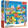Puzzle - 4w1 - Biegnące Pieski - 34628